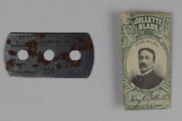 Early Gillette Razor Blade and Wrapper