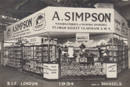 A Simpson Exhibition B.I.F. 1934